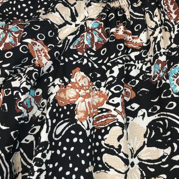 Ann Taylor Factory Off The Shoulder Floral Top Size L - Picture 8 of 11